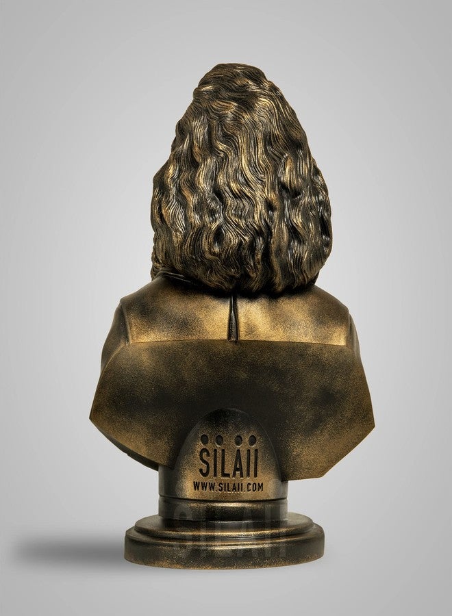 SILAII Karl Marx Sculpture - Handmade Statue for Home Decor and Gift - Collectible Figurine (Antique Bronze, 5 Inch) - Image 5